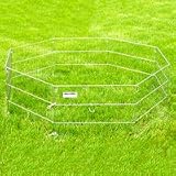 Precision Pet 1210-SXP18-B 18 Inch High Silver Exercise Pen Top With Snaps