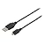 iBUFFALO 【各社スマートフォン対応】充電&データ転送 MicroUSBケーブル 0.2mブラック(パソコン接続用) BSMPC03U02BK