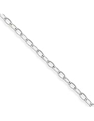 3mm, Sterling Silver, Open Curb Chain, 18 inch