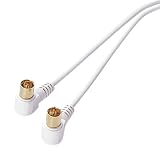 ロアス アンテナケーブル2.5CLL(L型プラグ-L型プラグ) 3m ホワイト ZAC-HLL03W 三重
