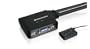 IOGEAR 2-Port USB KVM Switch with Cables and Remote GCS22U (Black)