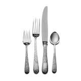 Kirk Stieff Old Maryland Engraved 4-Piece Sterling Silver Flatware Dinner Set, Service for 1