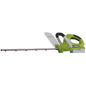 Greenworks 22032 18 Volt 1.7 Ah Ni-Cad 22-Inch Cordless Electric Dual Action Hedge Trimmer... by 