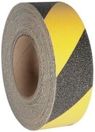 Roll, Non Slip, Black Yellow Stripe