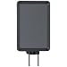 Lavi 50-1130SV Premium Slotted Vertical Swivel Mount Sign Frame, 8-Way Swivel, 7" Width x 11" Height Media, Matte Black