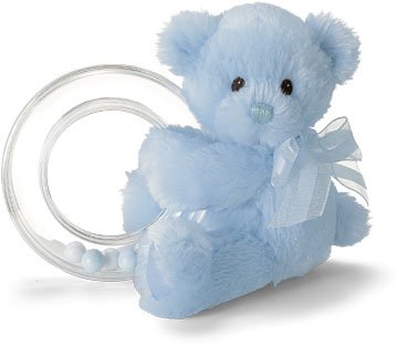 Buy Boy’s Ring Rattle, My First Teddy Ring Rattle Blue