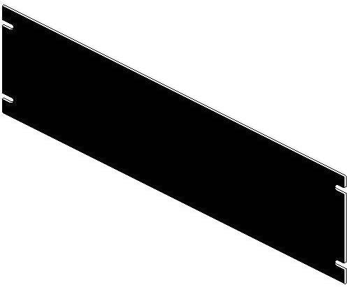 Filler Panel 3U Satin Black CSR Steel 34-205300 by Racksonic