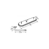 MCM 14701-76001 Stainless Steel Oval Single, Off-Center Burner