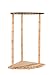 Sporting Goods : Organized Fishing 12 Rod pine corner rack
