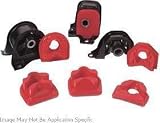 Energy Suspension 161105R Motor Mounts - Energy Suspension Motor Mounts - Motor Mount Inserts Motor Mounts - Polyurethane - Red - Honda - Civic Del Sol - 1.5 - 1.6L - Set