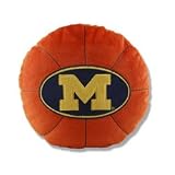Michigan Wolverines 16 Plush Basketball Pillows
