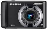 Samsung SL502 - Digital camera - compact - 12.2 Mpix - optical zoom: 5 x - supported memory: MMC, SD, SDHC, MMCplus - black
