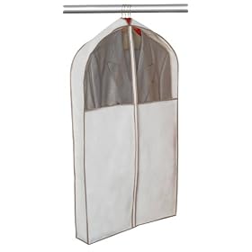 Pro-Mart Gusseted Suit Garment Bag, Beige