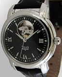 Trias Swiss Automatic Open Heart Dress Watch