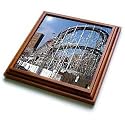 Coney Island Roller Coaster - 8x8 Trivet With 6x6 Ceramic Tile