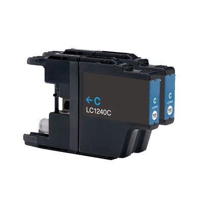 2x Brother LC1240C - Cyan Compatible Printer 