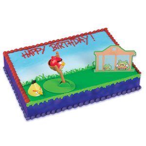 Angry Birds Party Supplies Cake Topper Decorating Kit