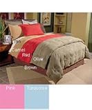 MicroSuede Set Camel King Color Down Comforters