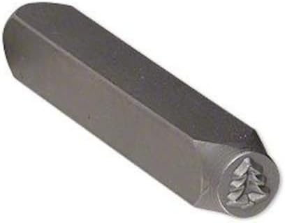 Steel Stamp Punches for Beading &amp; Jewelry Making (Christmas Tree)