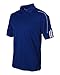 adidas A76 Mens Climalite 3-Stripes Cuff Polo - Collegiate Royal & White, Medium