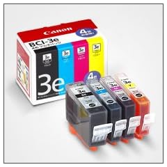 Canon インクタンク BCI-3e 4色マルチパック BK/C/M/Y