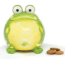 Adorable Toby The Frog/Toad Cookie Jar/Food Container For Frog Themed Kitchens And Collections