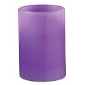 Flameless Pillar Candle - Lavender (4")