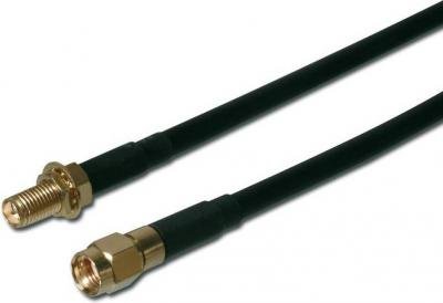 DIGITUS Verlaengerungskabel WLAN Antenne RP SMA Buchse zu RP SMA Stecker 2m Preisvergleich