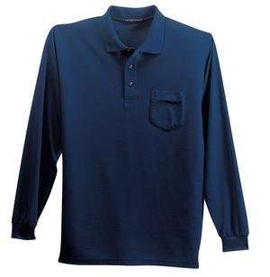 Port Authority - Silk Touch Long Sleeve Sport Shirt with Pocket. K500LSP