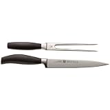Henckels Five Star 2-Piece High Carbon Stainless Steel Carving Set by Henckels