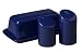 Waechtersbach Butterdish and Salt & Pepper Set, Royal Blue