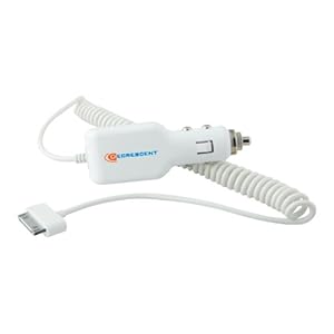 Decrescent In Car Charger Lead Cable for Apple iPhone 3G 3GS 4 4G iPod Touch iTouch i-Touch Nano