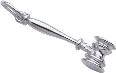 Childrens Toyshop  Jewelry : Gavel Charm by Rembrandt Charms