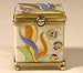 Art Deco Cube French Limoges Box