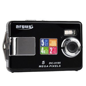 Argus DC-5195 5MP 4x Digital Zoom Camera PC Camera (Black) by 