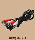 Mustang 25ft Audio RCA to RCA Plugs - 255-135