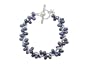 Peacock Freshwater Pearl Sterling Sprial Bracelet