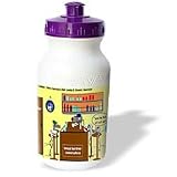 Londons Times Funny Music Cartoons - Typical Hair Dryer Conversations - Water Bottles by 3dRose LLC