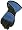 TOURMASTER/CORTECH POLAR-TEX GLOVE MENS BK/BL SIZE:XLG