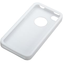 AmazonBasics Silikon-Etui f�r Apple iPhone 4/4S Wei�