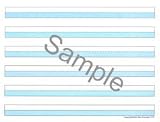Brightlines Paper Blue Kindergarten 3/4 6-Lines per page (3 tablets)