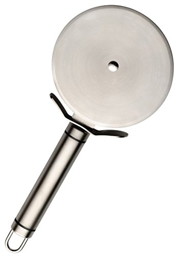 StarPack Premier Stainless Steel Pizza Cutter (4-Inch) Kitchen Utensil - Bonus 101 Cooking Tips