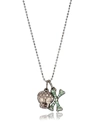 Borgioni Skull and Crossbones Charm Necklace