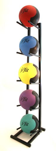 Medicine Ball Rack, Colour:Black
