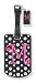 Initial It! Black & White Luggage Tag & Zipper Pull Set