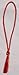 Tassel Depot 100 Floss Bookmark Tassels - RED