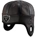 Oakland Raiders Faux Leather Helmet Head Cap by Reebok