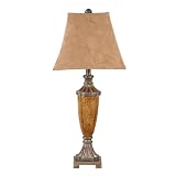 Resin Table Lamp - Crackle Finish