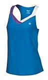 Wilson Damen Tennis-Top La Divine Tank, pool/lavender/weiss, XL, WRA3362005100xl