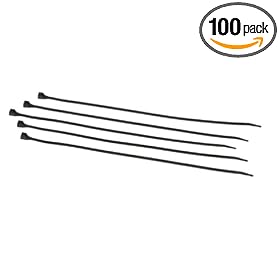 GB 46-310UVB Electrical 11-Inch UVB Cable Ties, Black, 100-Pack